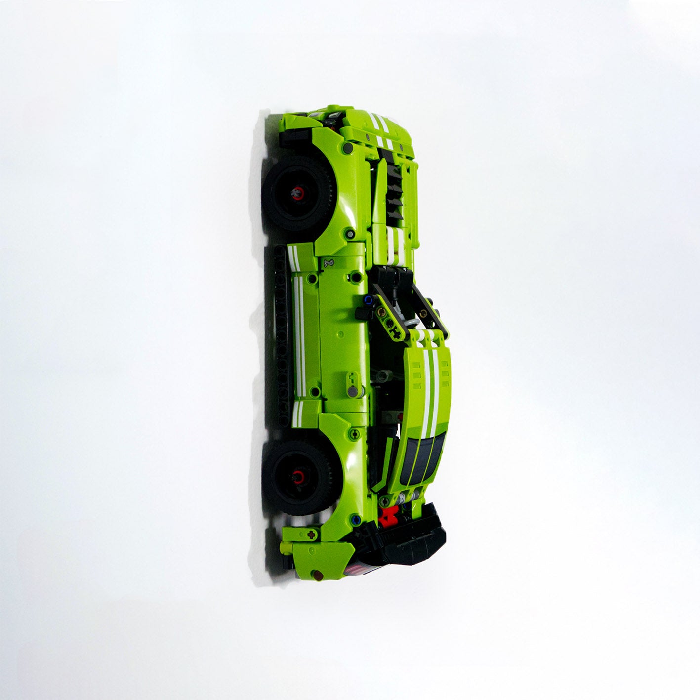 3D Printed Wall Mount 2 in 1 for LEGO FORD MUSTANG SHELBY GT500 42138