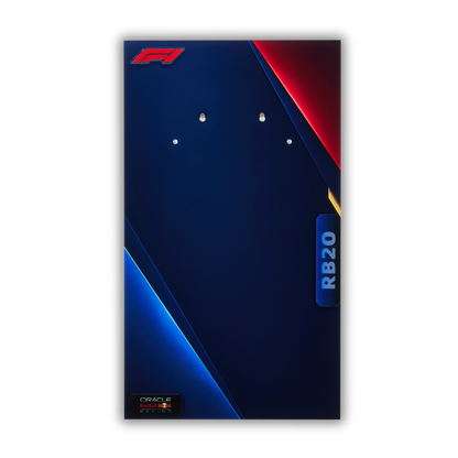 Acrylic Slim Wall Mount Display for LEGO Technic  Red Bull Racing RB20 F1 42206 V3