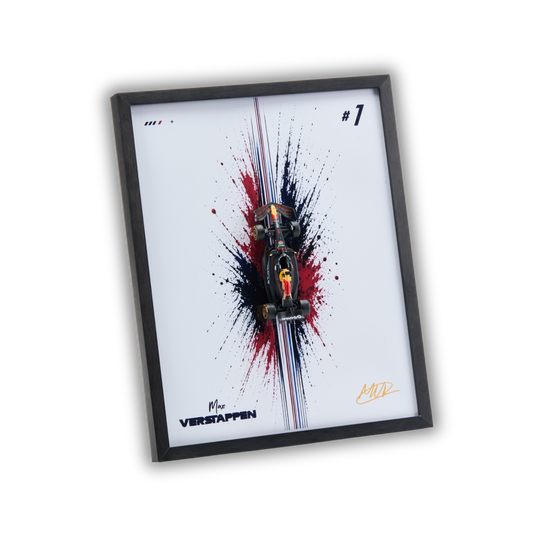 Desk Gallery - 3D 1:64 F1 Diecast Display Frame for Bburago | F1 Shelf Art & Desk Decor