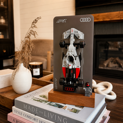 FantasMall Desk Gallery Vertical Display Stand for LEGO Speed Champions F1 Cars