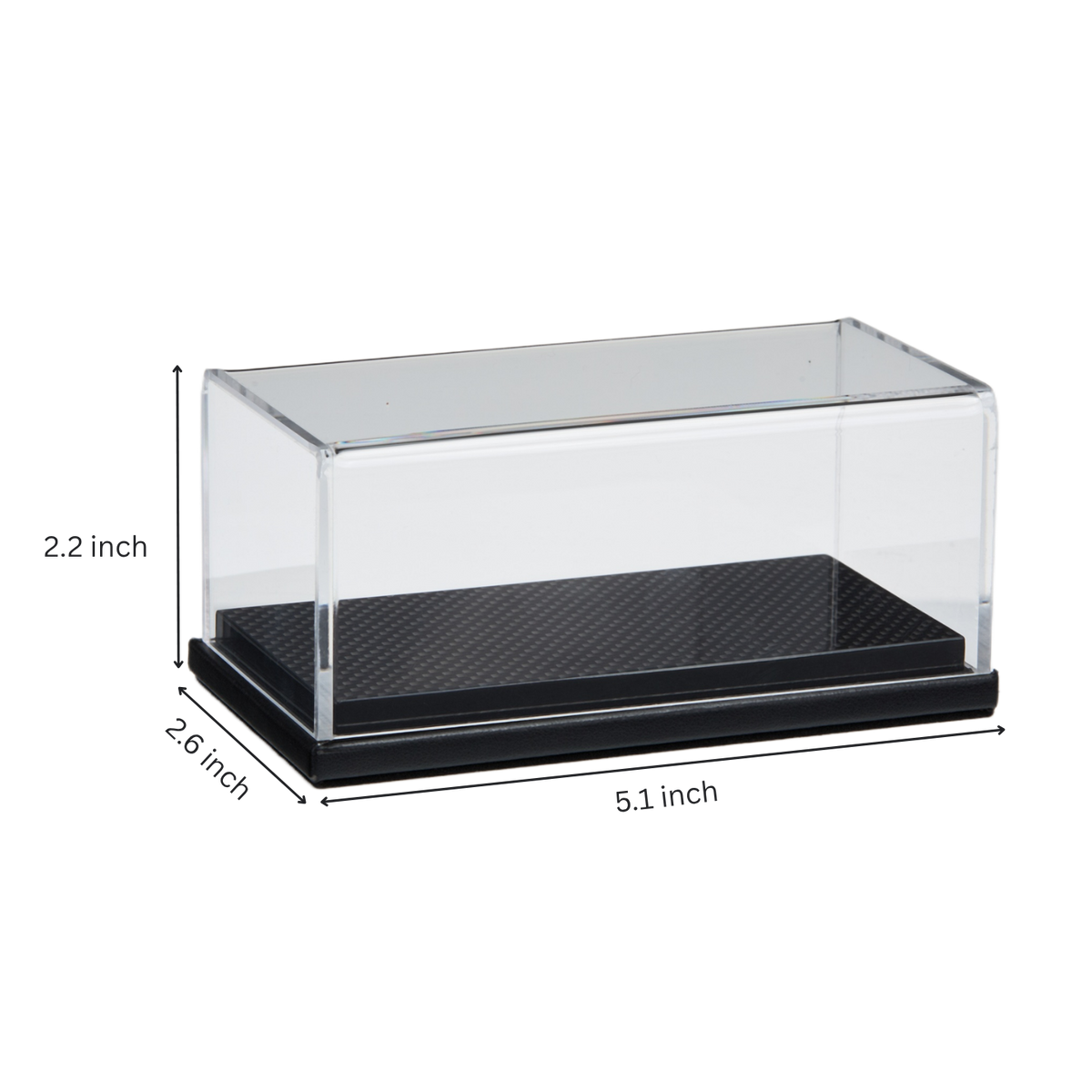 Premium Seamless Acrylic Display Case for Diecast Cars | Dustproof One-Piece Hot-Bending Showcase with Textured Base (1 / 3 / 5 / 10 Cars)