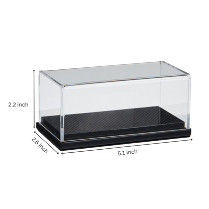 Premium Seamless Acrylic Display Case for Diecast Cars | Dustproof One-Piece Hot-Bending Showcase with Textured Base (1 / 3 / 5 / 10 Cars)