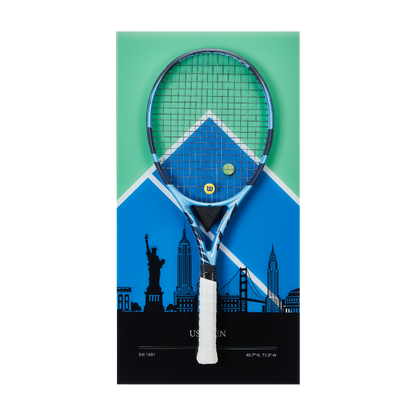 FantasMall Frameless Tennis Racket Display Board/ Wall Mount Tennis Frame