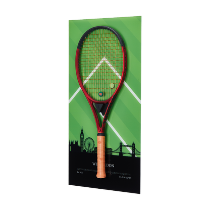 FantasMall Frameless Tennis Racket Display Board/ Wall Mount Tennis Frame