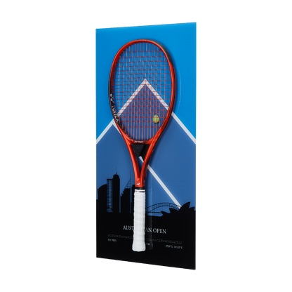 FantasMall Frameless Tennis Racket Display Board/ Wall Mount Tennis Frame