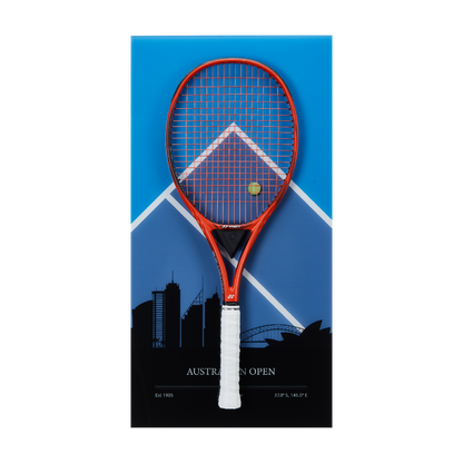 FantasMall Frameless Tennis Racket Display Board/ Wall Mount Tennis Frame