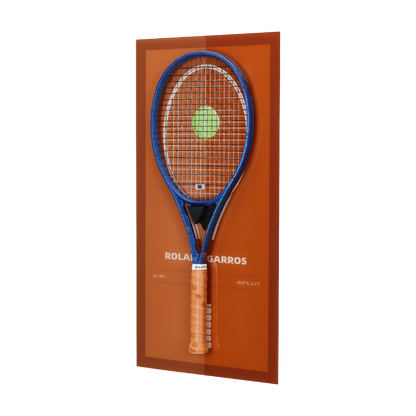 FantasMall Frameless Tennis Racket Display Board/ Wall Mount Tennis Frame