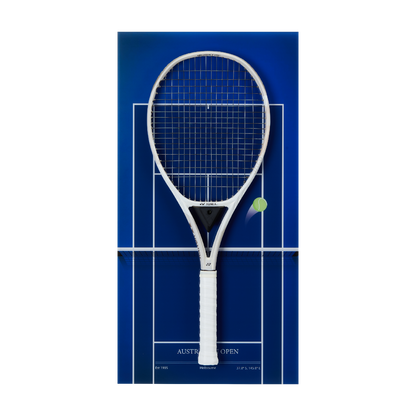 FantasMall Frameless Tennis Racket Display Board/ Wall Mount Tennis Frame