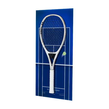 FantasMall Frameless Tennis Racket Display Board/ Wall Mount Tennis Frame