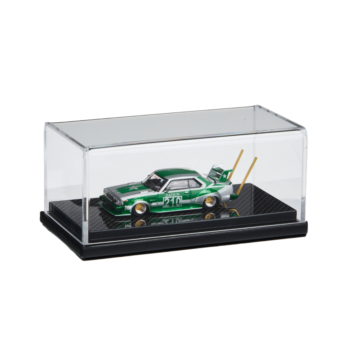 Premium Seamless Acrylic Display Case for Diecast Cars | Dustproof One-Piece Hot-Bending Showcase with Textured Base (1 / 3 / 5 / 10 Cars)
