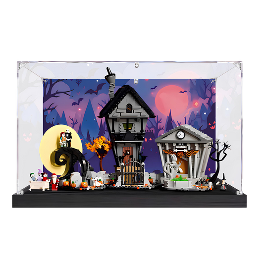 Acrylic Display Case for LEGO® Disney Tim Burton's The Nightmare Before Christmas 21351
