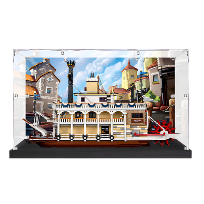 Acrylic LEGO Display Case for LEGO® River Steamboat 21356