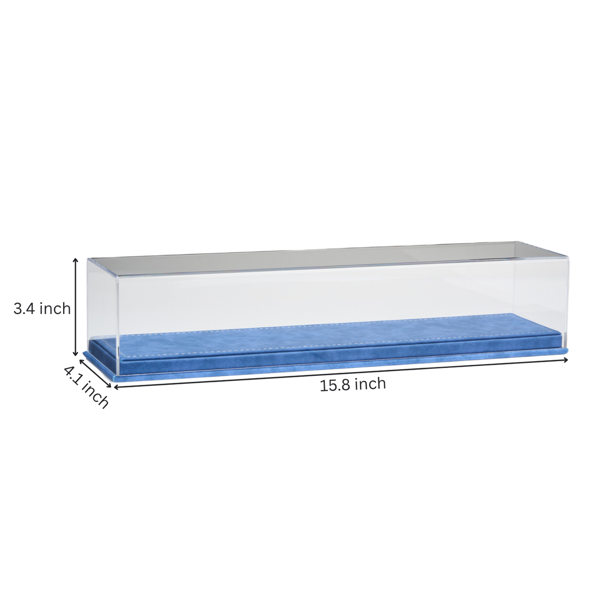 Premium Seamless Acrylic Display Case for Diecast Cars | Dustproof One-Piece Hot-Bending Showcase with Textured Base (1 / 3 / 5 / 10 Cars)