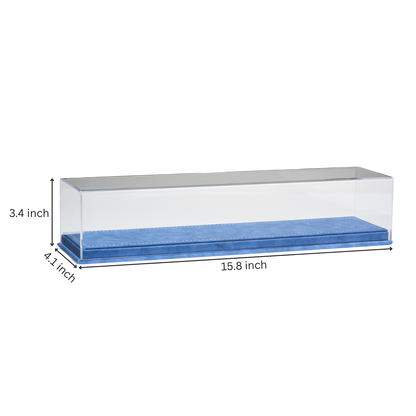 Premium Seamless Acrylic Display Case for Diecast Cars | Dustproof One-Piece Hot-Bending Showcase with Textured Base (1 / 3 / 5 / 10 Cars)