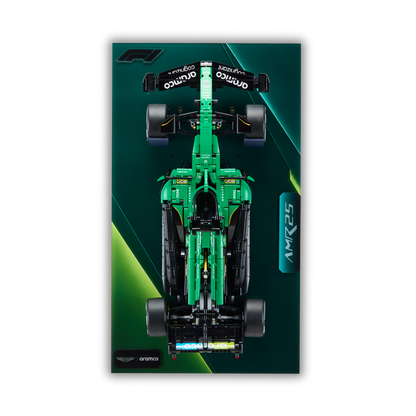 Acrylic Slim Wall Mount Display for LEGO Aston Martin Aramco AMR25 F1 42240 V3