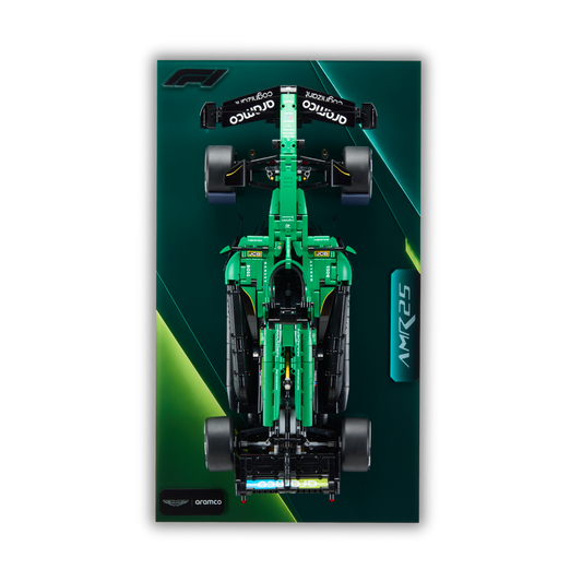 Acrylic Slim Wall Mount Display for LEGO Aston Martin Aramco AMR25 F1 42240 V3