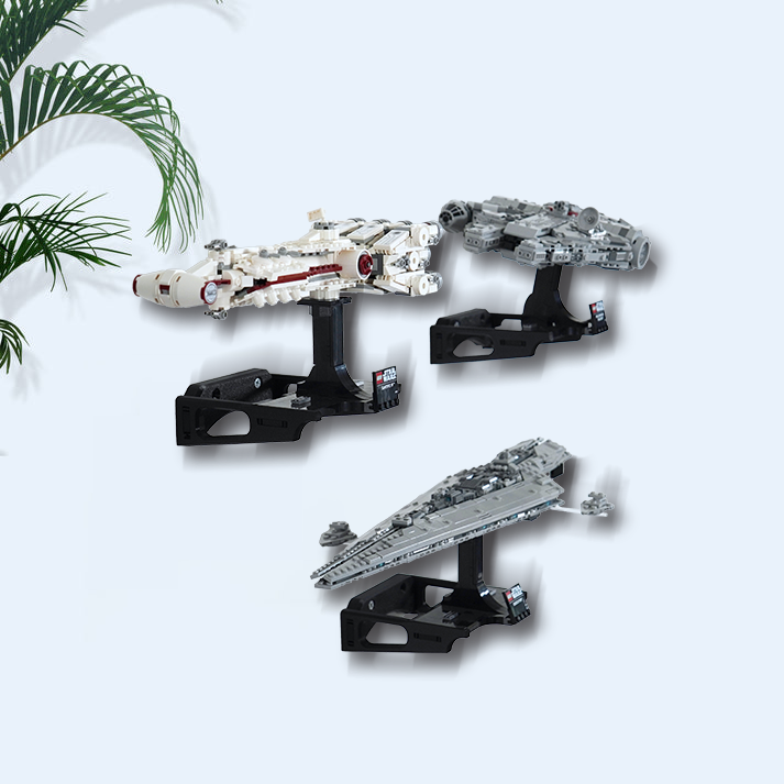 3D Printed Wall Mount for LEGO Star Wars Midi Scale Sets (All 2023-2024)
