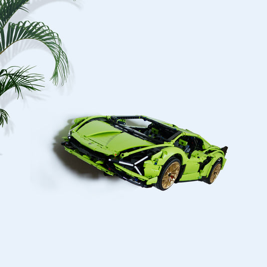 3D Printed Wall Mount 2in 1 for LEGO Technic Lamborghini Sian FKP 37 42115