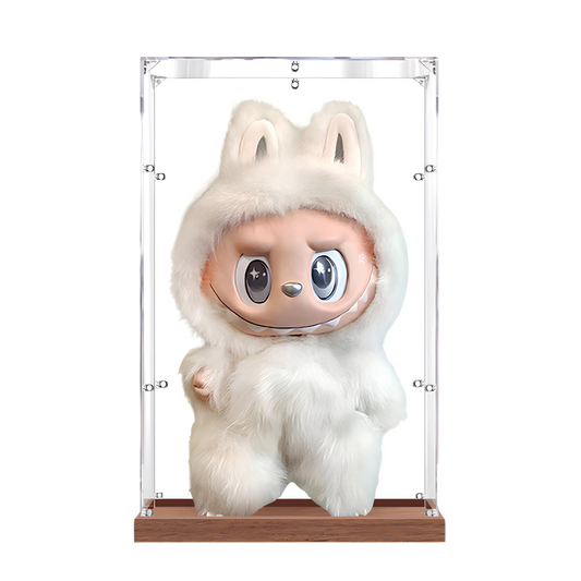 Acrylic Display Case for POPMART THE MONSTERS Labubu - Zimomo I FOUND YOU/ ANGEL IN CLOUDS