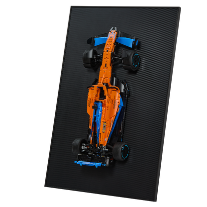 Acrylic Top-Speed Carbon Fiber Black Wall Mount Display Frame for LEGO® Technic™ Limited Carbon Fiber Black