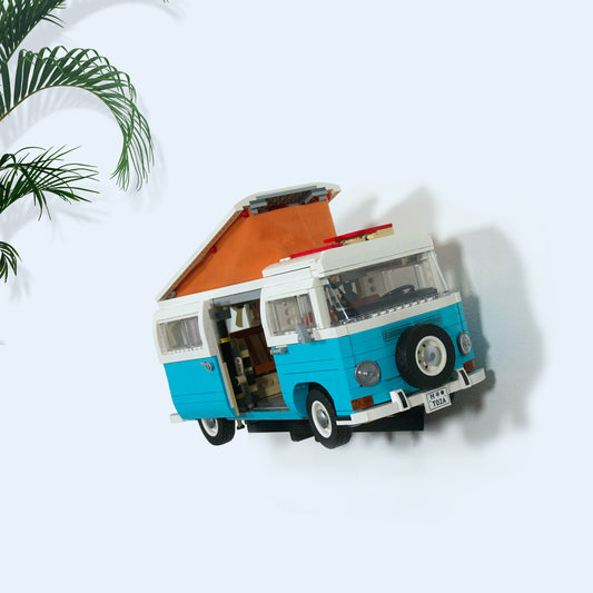 3D Printed Wall Mount for LEGO Creator Expert Volkswagen T2 Camper Van 10279