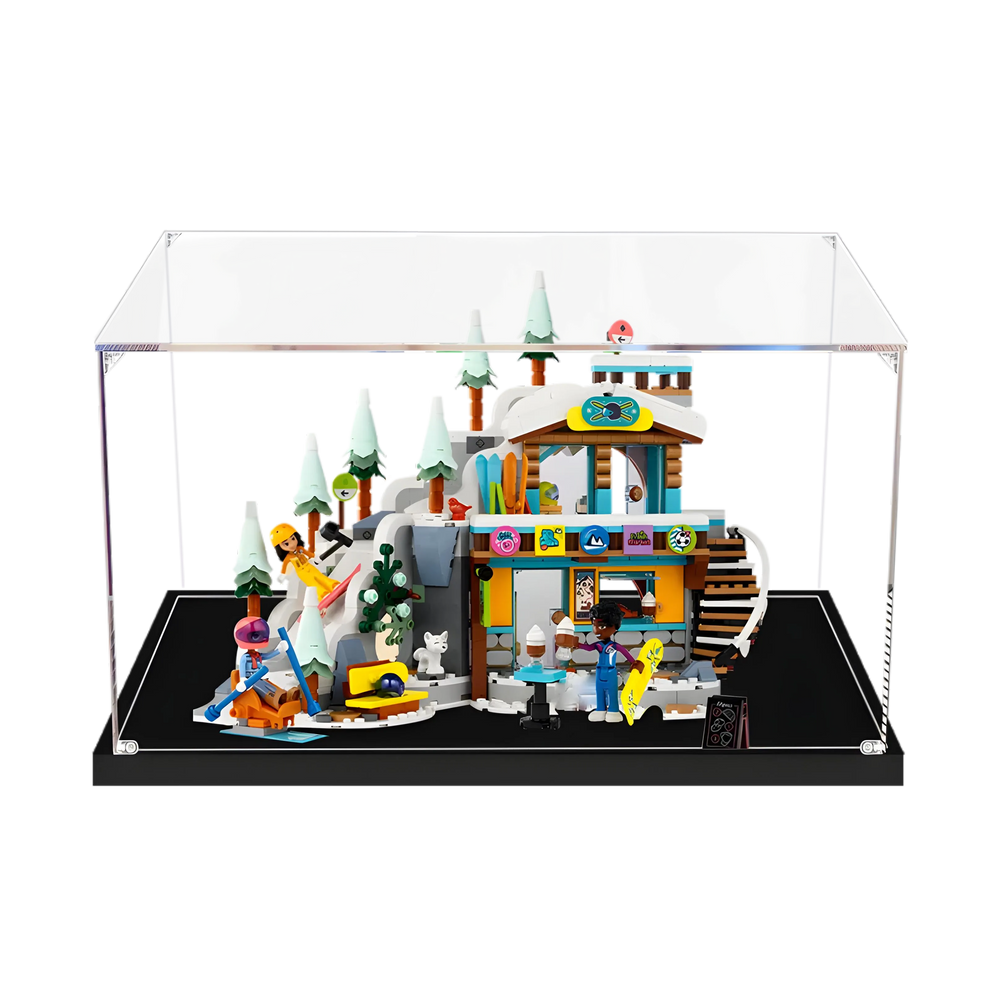 FantasMall Display Case/Box for LEGO® Holiday Ski Slope and Café 41756