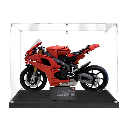 Acrylic LEGO Display Case for LEGO® Ducati Panigale V4 S Motorcycle 42202