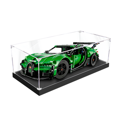 Acrylic Display Case for LEGO Green Bugatti Chiron Pur Sport Hypercar 42241