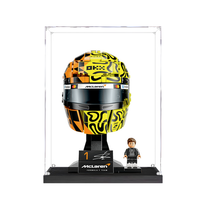 Acrylic Display Case for LEGO McLaren F1 Team Lando Norris Helmet 43023