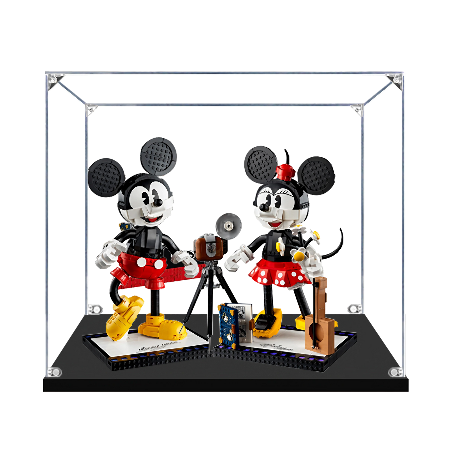 Acrylic Display Case for LEGO® Mickey Mouse & Minnie Mouse Buildable Characters 43179