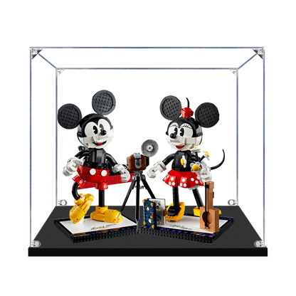 Acrylic Display Case for LEGO® Mickey Mouse & Minnie Mouse Buildable Characters 43179