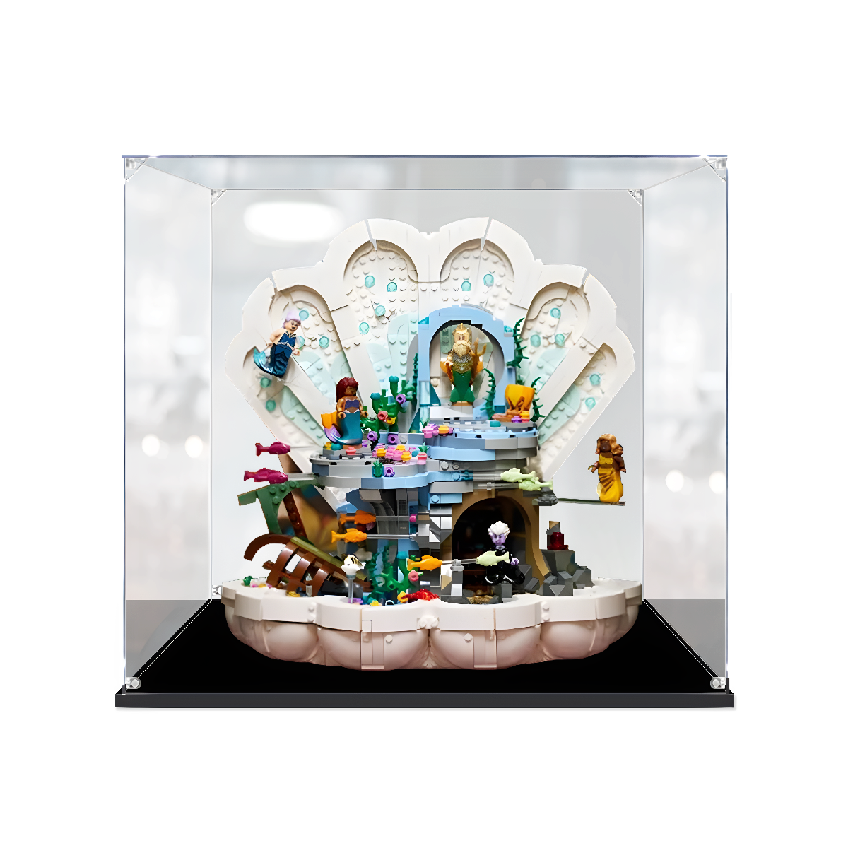Acrylic Display Case for LEGO® The Little Mermaid Royal Clamshell 43225