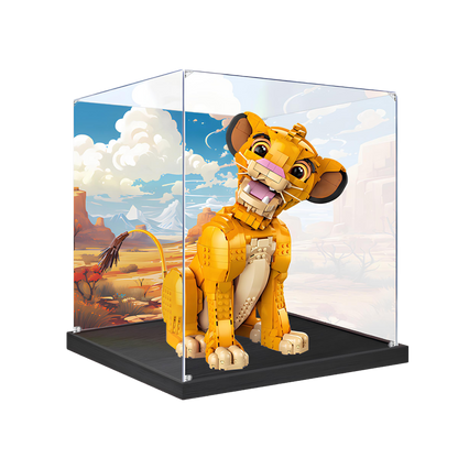 Acrylic Display Case for LEGO® Young Simba the Lion King 43247