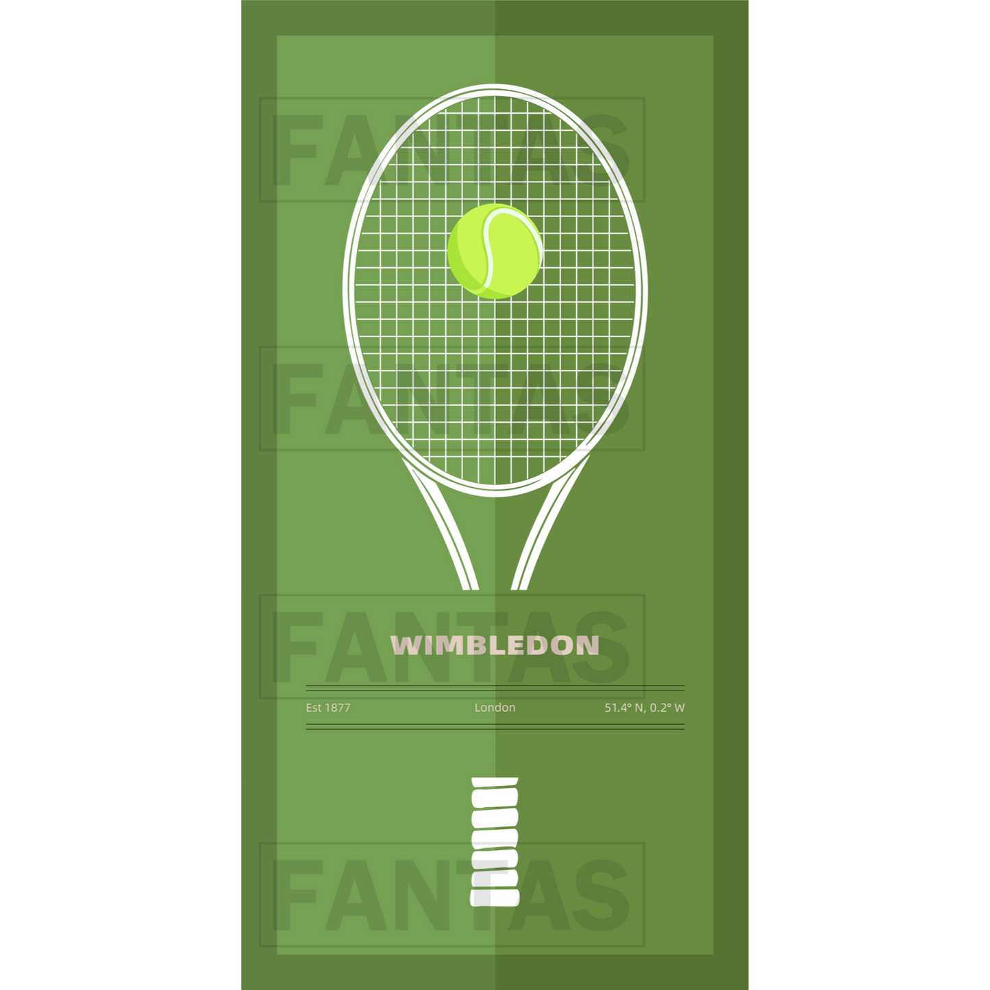FantasMall Frameless Tennis Racket Display Board/ Wall Mount Tennis Frame