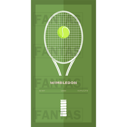 FantasMall Frameless Tennis Racket Display Board/ Wall Mount Tennis Frame