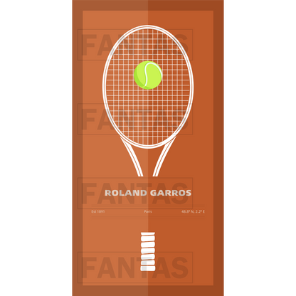 FantasMall Frameless Tennis Racket Display Board/ Wall Mount Tennis Frame