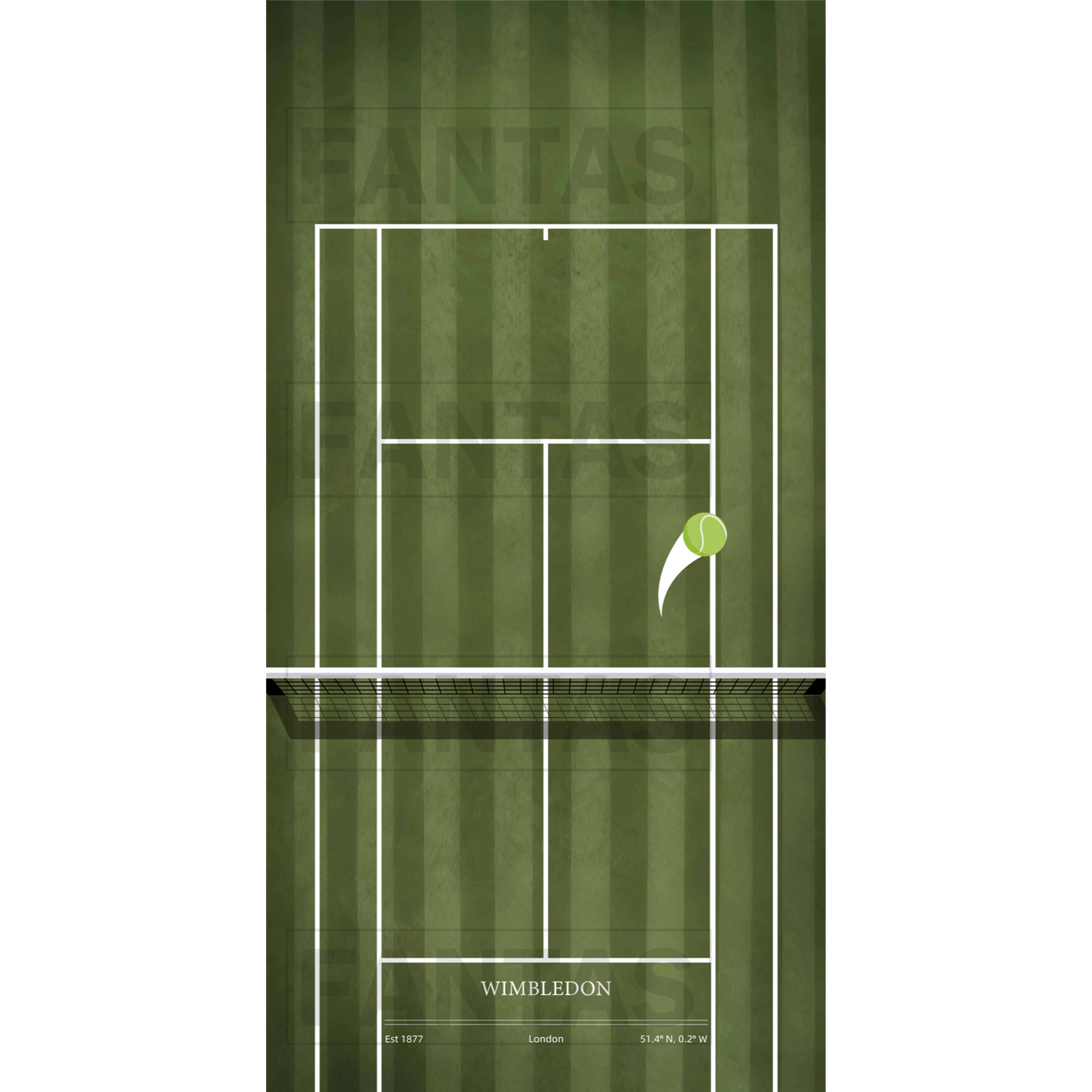 FantasMall Frameless Tennis Racket Display Board/ Wall Mount Tennis Frame