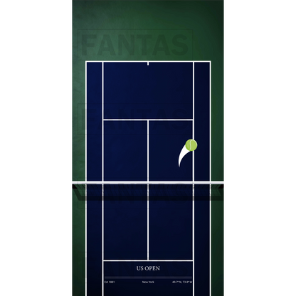 FantasMall Frameless Tennis Racket Display Board/ Wall Mount Tennis Frame