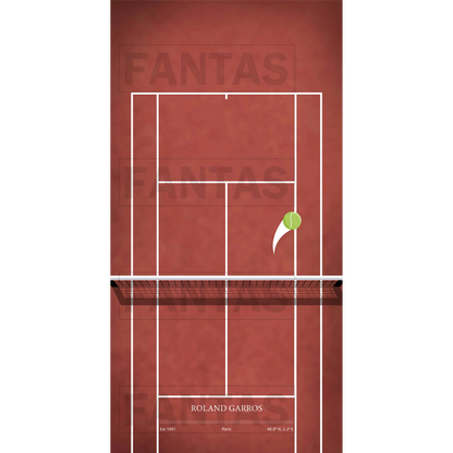 FantasMall Frameless Tennis Racket Display Board/ Wall Mount Tennis Frame
