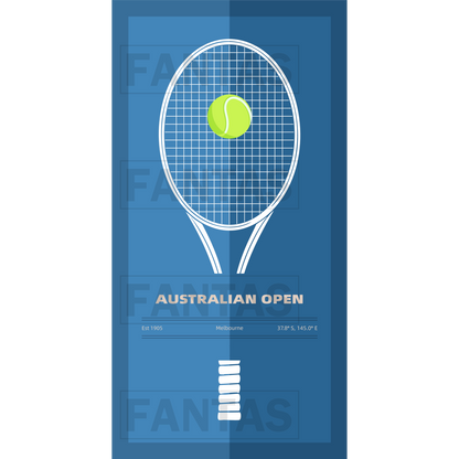 FantasMall Frameless Tennis Racket Display Board/ Wall Mount Tennis Frame