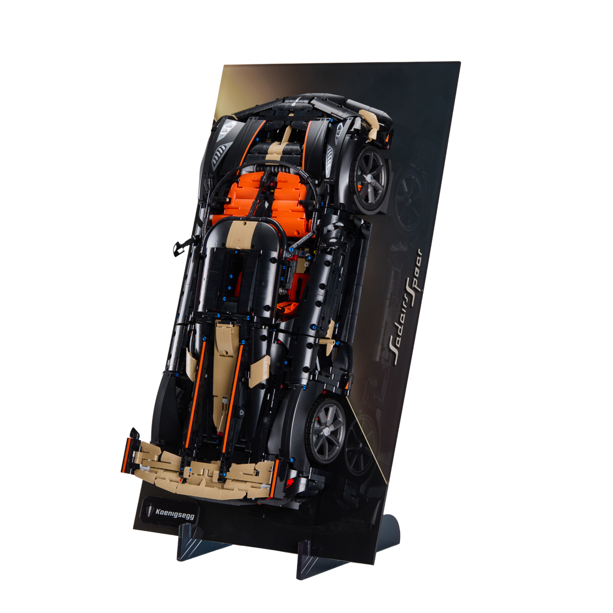 Freestanding Desktop & Floor Display Stand for FantasMall Slim Series LEGO Display Board