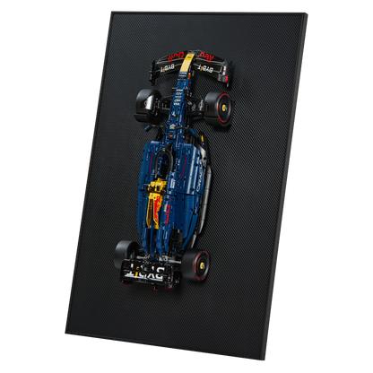 Acrylic Top-Speed Carbon Fiber Black Wall Mount Display Frame for LEGO® Technic™ Limited Carbon Fiber Black