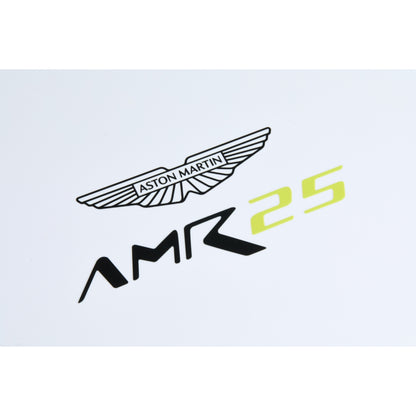Dark Green Leather Wall Mount Display for LEGO Aston Martin Aramco AMR25 F1 42240 - FantasMall