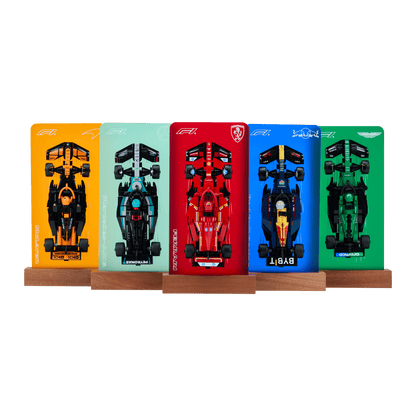 FantasMall Desk Gallery Vertical Display Stand for LEGO Speed Champions F1 Cars
