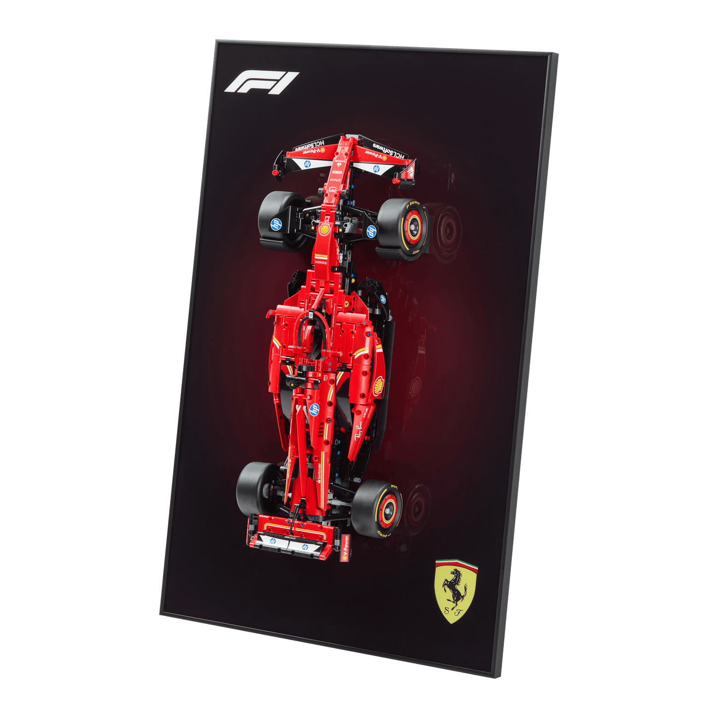 Acrylic Top-Speed Wall Mount Display for LEGO Technic Ferrari F1 42207 V2