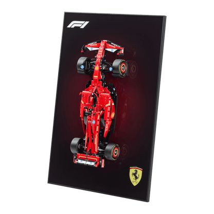 Acrylic Top-Speed Wall Mount Display for LEGO Technic Ferrari F1 42207 V2