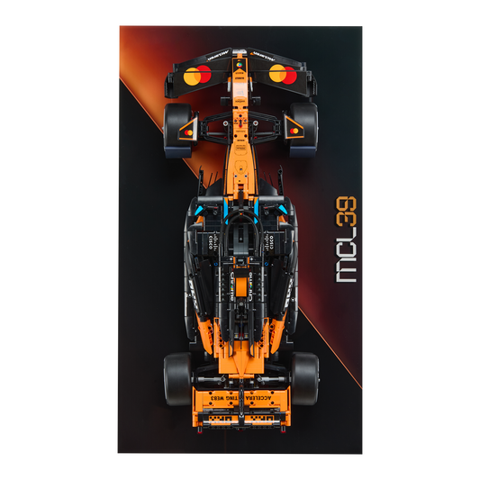 Acrylic Slim Wall Mount Display for LEGO Technic McLaren MCL39 F1 42228
