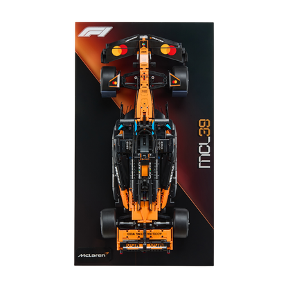 Acrylic Slim Wall Mount Display for LEGO Technic McLaren MCL39 F1 42228