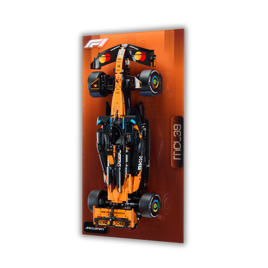 Acrylic Slim Wall Mount Display for LEGO Technic McLaren MCL39 F1 42228 V2
