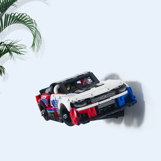 3D Printed Wall Mount 2 in 1 for LEGO NASCAR NEXT GEN CHEVROLET CAMARO ZL1 42153